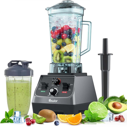 Blenders for Kitchen, 2200W Professional Blender with 68oz Tritan Container & 27oz To-Go Cup, Countertop Blender for Shakes and Smoothies